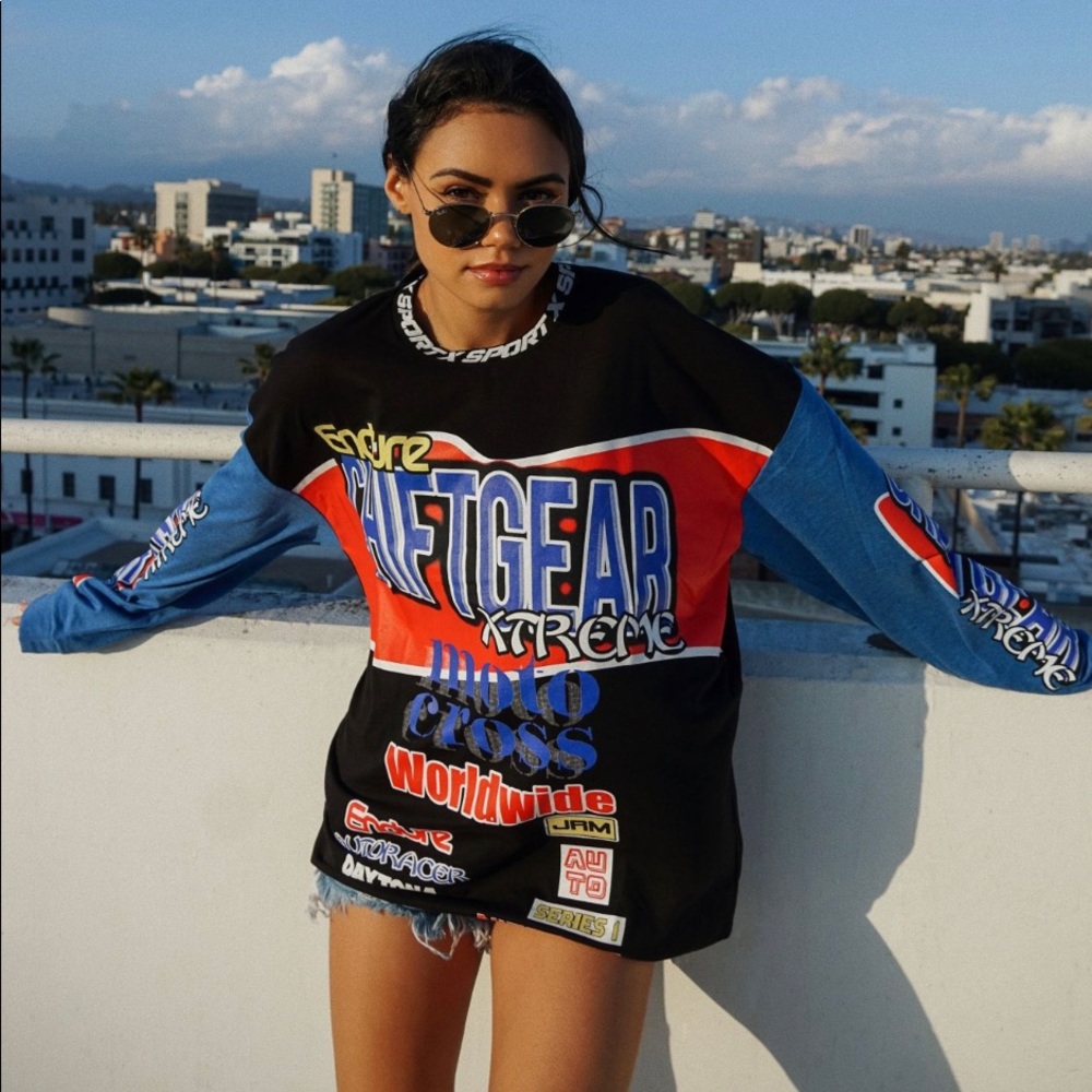 Urban Outfitters Shiftgear Skate Long Sleeve Tee